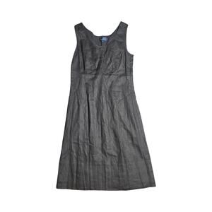 Boden Black Sleeveless Linen Women's Dress Size: 14